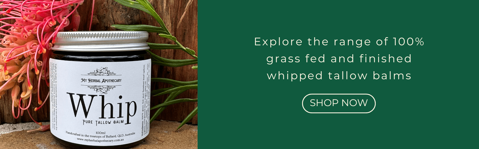 My Herbal Apothecary Whip Tallow Balm Australia, Explore The Range